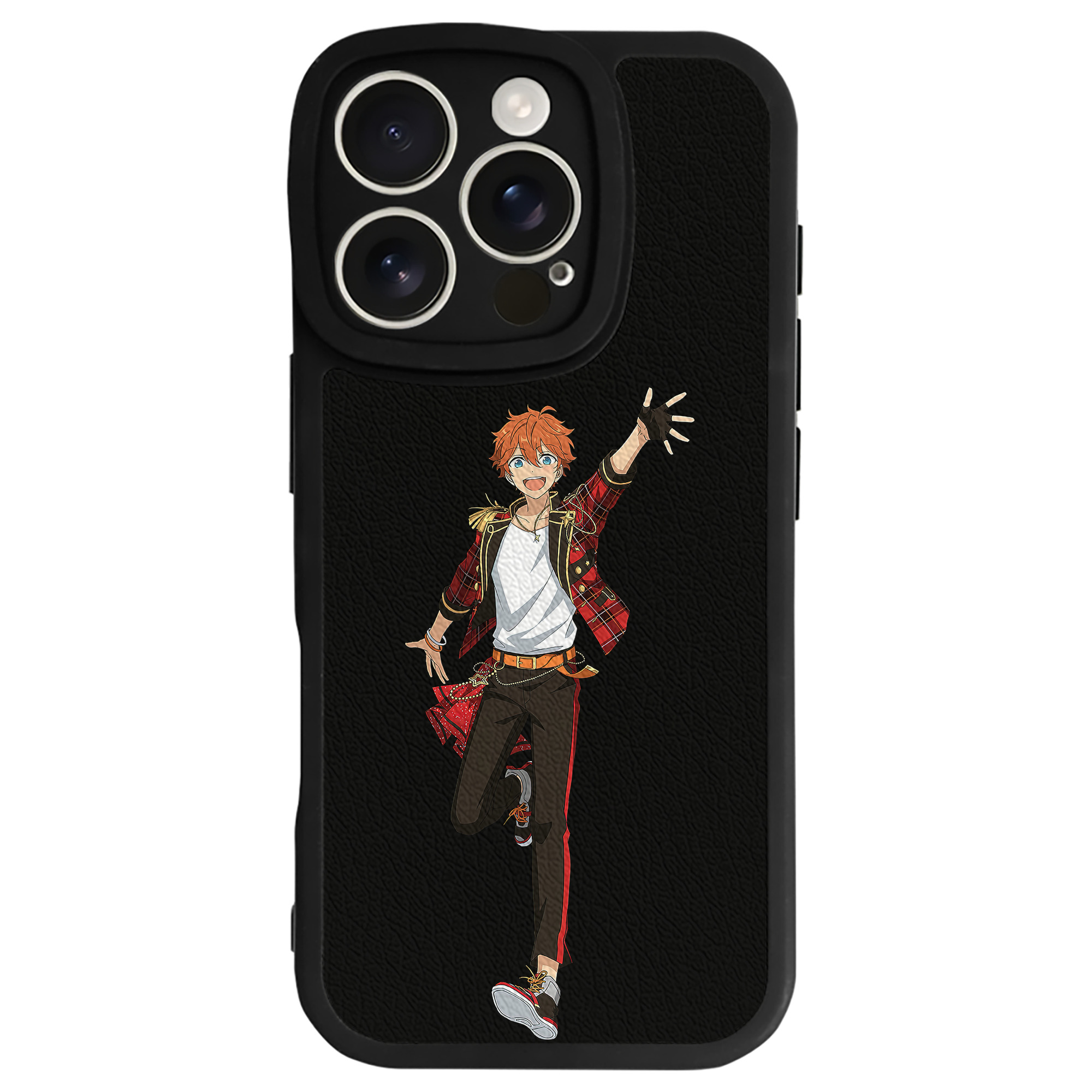 （画像用） あんさんぶるスターズ! Ensemble Stars 【iPhone 16シリーズ対応】シリコンスマホケース（レザー調） 材質：シリコン